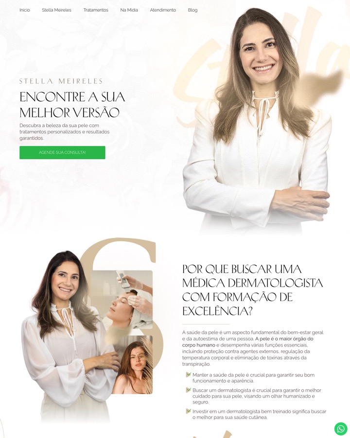 Site da Dra. Stella Meireles
